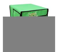 Safe Haven Hut - Refugio elevado para gatos, refugio a prueba de invierno, casa para gatos salvajes al aire libre con aislamiento duradero y marco de metal, espacio para dormir para mascotas, para