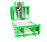 SAFE 'N CLEAN Caja de filtro compatible con Sebo Airbelt K1 K2 K3 6629-ER 6695-ER 1 microfiltro y microfiltro higiénico, alta potencia de filtrado, filtro HEPA, juego de filtros HEPA
