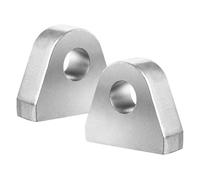 SAFE -RAY -RAY GRILLO Soporte - 2 piezas Kit para todo terreno, camiones, remolques, hidráulicos | Ganchos con cremallera soldada en un marco de coche, anclajes resistentes para