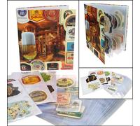 Safe SAFEPRINT 7922 álbum de Recortes Cerveza Tapa álbum para Cerveza Tapa DIN A4 + 20 x Complemento Hojas Fundas para Cerveza Tapa nº 5471 para hasta 80/160 Cerveza Tapa