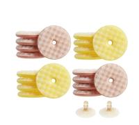 Safe Scratch Dish Sponge, Round Dishwashing Sponge, Double-Sided Kitchen Sponge, Non-Scratch Cleaning Sponge, Dish Scrubber Pads, Kitchen Sponges For Dishes, Durable Dishwashing Sponge