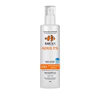 SAFE SEA - Crema Solar 50 SPF Adultos 250ml | Protector Solar 50 Eco-Friendly | Crema Solar Spray | Proteccion Solar 50 SPF | Spray Solar 50 | Crema Solar 50 Spray | Crema Solar Spray Antimedusas