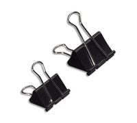 Safe Tool WONDAY - Caja de 12 pinzas doble clip (24 mm, capacidad de 8 mm)