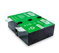SafeAMP Batería de repuesto para UPS 9Ah, 24VDC VRLA APCRBC124 compatible con los modelos APC UPS BR1000G, BX1350M, BN1350G, BX1000G, BX1300G.