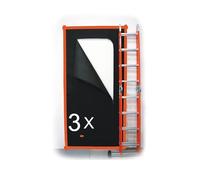 SafeCore Puerta Antipolvo 220 x 110 cm 3 Unidades en Tejido de Polipropileno No Tejido 120 g/m² +CINTA - Guardapolvo Protector con Cremallera Doble para Obras, Reformas y Construcción