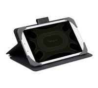 SafeFit 7-8" 20,3 cm (8") Folio Negro, Funda para tablet negro, Folio, Cualquier marca, 20,3 cm (8"), 240 g
