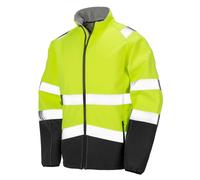 SAFEGUARD by Result Chaqueta Alta Visibilidad de Softshell de (RW9693)