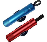 Safehammer - Safe Hammer Glass Breaker, Safe Hammer Glass Breaker, 2-in-1 Emergency Hammer for Car. (Red+Blue)