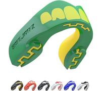 SAFEJAWZ Protector bucal Adultos y niños para Todos los Deportes de Contacto, incluidos Rugby, MMA, Artes Marciales de Kickboxing, Judo, Hockey y Boxeo (Ogre, Júnior (hasta 11 Años))