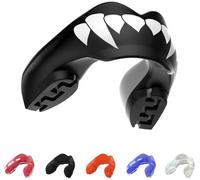 Safejawz Protector bucal para aparatos ortopédicos. para Todos los Deportes de Contacto, incluidos rugby, MMA, artes marciales de kickboxing, judo, hockey y boxeo (Fangz)