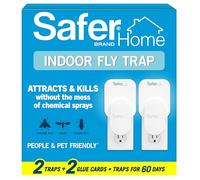 Safer Home - Trampa para Moscas enchufable para Interiores, SH502-2SR, trampas efectivas para Moscas de la Fruta para Interiores, trampas para Mosquitos para casa Interior, protección Total de 800