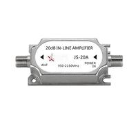 SaferCCTV Satellite 20Db Amplificador de Ganancia en Línea 950-2150MHZ Amplificador de Señal para Dish Antena de Red AMP Directv FTA RG6 Cables