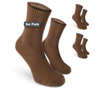 Safersox Calcetines antimosquitos, 3 Pares, Moca, 43-46