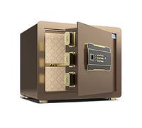 Safes Electronic Security Safe, cuadro de almacenamiento de gabinete de seguridad con bloqueo de llave de código digital, inicio de fuego y dispositivo de alarma de correa antirrobo (35x42x32cm)