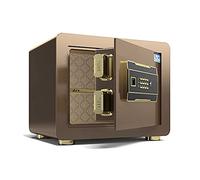 Safes Electronic Security Safe, cuadro de almacenamiento de gabinete de seguridad con bloqueo de llave de código digital, inicio de fuego y dispositivo de alarma de correa antirrobo (35x42x32cm)