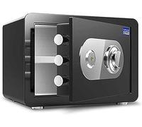 Safes Home Boxes All-Steel Household Fireproof and Waterproof Stainless Steel Panel Mechanical Lock Anti-Theft Security Cabinet