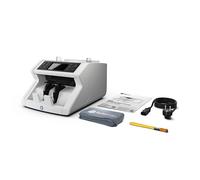 Safescan 2265 Contadora de billetes, para billetes mezclados de libras y de euros, Contadora y detectora de billetes falsos en 5 puntos, Máquina para contar billetes clasificados de todas las divisas