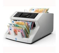 Safescan 2265 Contadora de billetes, para billetes mezclados de libras y de euros, Contadora y detectora de billetes falsos en 5 puntos, Máquina para contar billetes clasificados de todas las divisas