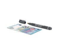 Safescan 30 Bolígrafo detector de billetes falsos para verificar billetes con rapidez - Detector billetes falsos de papel - Caja de 20 bolígrafos o rotuladores