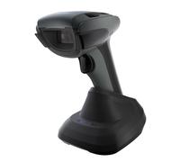 Safescan 350-BT - Escáner de códigos de Barras inalámbrico Que escanea códigos 1D y 2D - Escáner para códigos dañados y de Color - con Base de Carga - Escáner de códigos QR - Plug & Play - Bluetooth