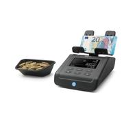 Safescan BALANZA 6165 CONTADORA 131-0700 - Cuenta monedas y billetes, 15 divisas, pantalla LCD, compatible con impresora térmica