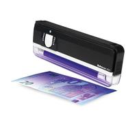 Safescan Detector de falsificaciones portátil 40H - cheques notas, tarjetas de crédito, identificaciones - luz UV para las nuevas notas King Charles