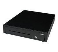 Safescan SD-4141 Cajón Portamonedas con 4 Compartimentos para Billetes y 8 para Monedas, Apertura Eléctrica y Manual, Negro