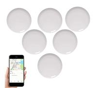 SafeSync GPS Tracker, GPS Anti-Lost Tracker, Waterproof & Magnetic GPSES Car Trackers, Real-Time Location Trackers, Item Finder for Vehicles, Trucks, Pets, Valuables (6pcs,White)