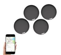 SafeSync GPS Tracker, GPS Anti-Lost Tracker, Waterproof & Magnetic GPSES Car Trackers, Real-Time Location Trackers, Item Finder for Vehicles, Trucks, Pets, Valuables (4pcs,Black)