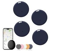Safesync GPS Tracker, Safe Sync GPS Tracker, Real-Time Location with Magnetic Case, for Vehicles, Cars, Trucks, Loved Ones, Waterproof & Magnetic (4 PCS Navy)