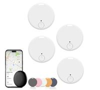 Safesync GPS Tracker, Safe Sync GPS Tracker, Real-Time Location with Magnetic Case, for Vehicles, Cars, Trucks, Loved Ones, Waterproof & Magnetic (4 PCS White)