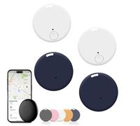 Safesync GPS Tracker, Safe Sync GPS Tracker, Real-Time Location with Magnetic Case, for Vehicles, Cars, Trucks, Loved Ones, Waterproof & Magnetic (2 PCS White+2 PCS Navy)
