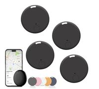 Safesync GPS Tracker, Safe Sync GPS Tracker, Real-Time Location with Magnetic Case, for Vehicles, Cars, Trucks, Loved Ones, Waterproof & Magnetic (4 PCS Black)