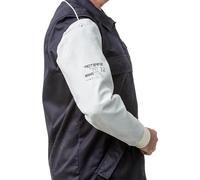 Safetop 20400 - Mangas crupon vacuno gris al hombro para soldar -par