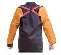 Safetop 20490 - Mangas best de soldador crupon marron c/tiras rojas