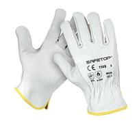 Safetop G114B-7 - Brion. guante todo piel vacuno blanco talla 7