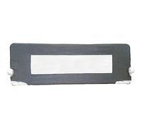 Safetots Barandilla Extra Ancha Deluxe de Mezclilla Gris, 140cm de Ancho x 50cm de Alto, Protector de Cama para Niños Pequeños, Barrera de Cama