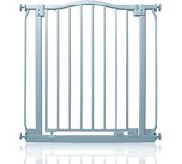 Safetots Barrera de Tope Curvo para Bebés, 71cm - 80cm, Gris Mate, Barrera de Presión para Escaleras, Barrera de Seguridad para Bebés para Barreras, Instalación Fácil
