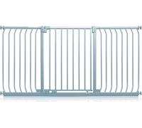 Safetots Barrera Elite de Seguridad para Bebés, 170cm - 179cm, Gris Mate, Barrera de Presión para Escaleras, Puerta de Seguridad para Bebés para Puertas, Pasillos y Espacios, Barrera de Seguridad
