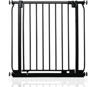 Safetots Barrera Elite de Seguridad para Bebés, 65,5cm - 74,5cm, Negra Mate, Barrera de Presión para Escaleras, Puerta de Seguridad para Bebés para Puertas y Pasillos, Barrera de Seguridad