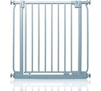 Safetots Barrera de Seguridad Elite, 71cm - 80cm, Gris Mate, Barrera de Presión para Escaleras, Puerta de Seguridad para Bebés para Puertas, Pasillos y Espacios, Barrera de Seguridad