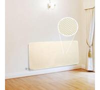 Safetots Cubierta de radiador de doble tela, 70 cm x 130 cm, cubierta protectora de tela para radiadores llenos de agua, reduce los riesgos de golpes y radiadores calientes al tacto, seguridad para