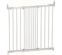 Safetots Barrera de Seguridad para escaleras de Ajuste múltiple, 67cm a 105.5cm, Blanca, Barrera de Seguridad Que se Adapta al Exterior del Marco de la Puerta, Barrera de Seguridad de Ajuste Diagonal