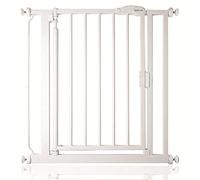 Safetots - Barrera de Seguridad con Cierre autómatico (68.5cm - 75cm, Blanco)