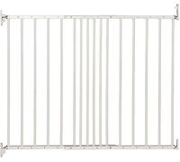 Safetots Puerta de Seguridad Extensible para bebés atornillada de Metal, Blanca, 62.5cm - 106.8cm, puerta de Seguridad para niños pequeños, Barrera de Seguridad para bebés