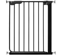 Safetots Super Puerta de Seguridad Extra Estrecha para Bebés, 60.5cm - 66.5cm, Negra, Barrera de Seguridad Infantil, Puerta para Escaleras para Niños Pequeños