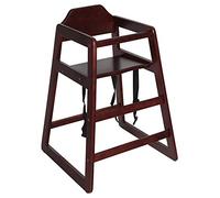 Safetots Simply Silla Alta de Madera Apilable, Negro, Silla alta para bebé y niño pequeño, Elegante y Práctica, Silla alta para bebé para tu hogar o Silla alta Ahorro de Espacio para Restaurantes