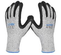 SAFETREE HPPE - Guantes resistentes a los cortes para carniceros, cocina, apertura de ostras, corte de carne, tallado de madera y jardín (1, 10/XL)