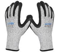 SAFETREE HPPE - Guantes resistentes a los cortes para carniceros, cocina, apertura de ostras, corte de carne, tallado de madera y jardín (1, 9/L)