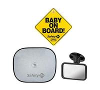 Safety 1st KIT DE VIAJE, unisex, con 2 parasoles, pegatina y espejo retrovisor